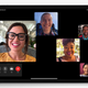 Tap on any thumbnail in a FaceTime call to get a bigger version.